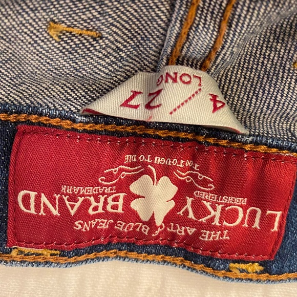 Lucky brand jeans size 4/27 long - Picture 6 of 11
